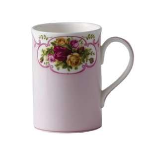  Royal Albert Rose Cameo Collectible Teas Mug, Pink 