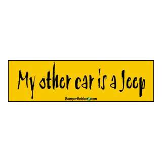  My Other Car Is a Jeep   Refrigerator Magnets 7x2 in 