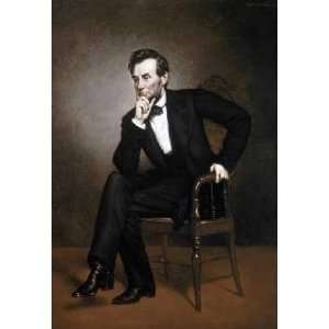  Abraham Lincoln by George peter alexander Healy . Art 