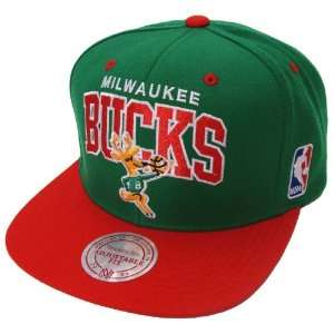   Bucks Mitchell & Ness Block Snapback Cap Hat 