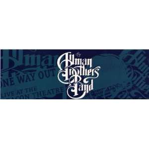  Allman Brothers Blue Logo Sticker S 3292 Toys & Games