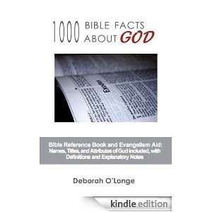   Bible Reference Book, Evangelism Aid, and Study Guide Deborah OLonge