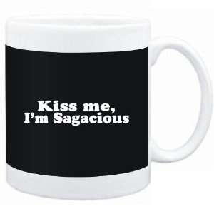  Mug Black  Kiss me, Im sagacious  Adjetives