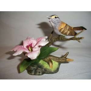  Andreas Flowers by Sadek Pink Lily with Sparrow #15292 
