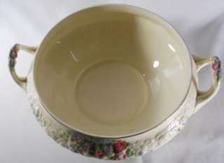Crown Ducal Rosalie Covered Round Vegetable Bowl  