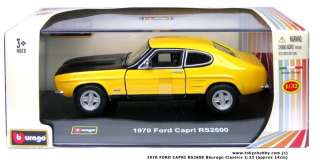 1970 FORD CAPRI RS2600 Bburago Classics 132 y  
