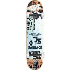  Traffic Sabback Canvas Complete Skateboard   7.87 w 