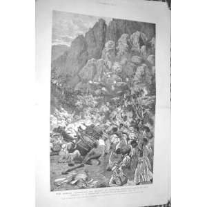    Souda Egypt 1883 Defeat Mountain Defile Nr Souakim