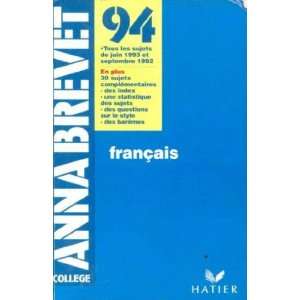Annabrevet Français 94 collectif  Books
