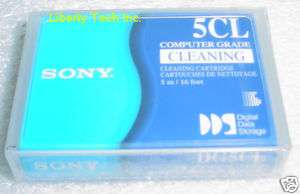 New Sony 5CL/DG5CL DDS Tape Cleaning Cartridge 5m/16 Ft  