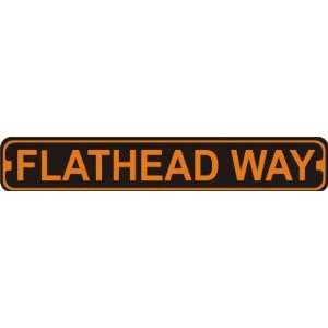    Flathead Way Novelty Metal Harley Street Sign
