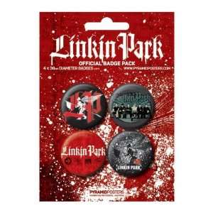  Linkin Park   Merchandise   4 Piece Button / Pin Set (1.5 