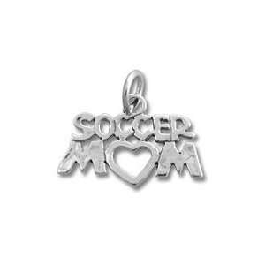  Sterling Silver Soccer Mom Charm