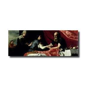  Isaac Blessing Jacob 1637 Giclee Print