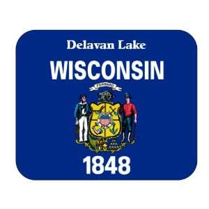  US State Flag   Delavan Lake, Wisconsin (WI) Mouse Pad 
