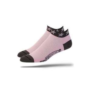   Speede Pink Star Cycling/Running Socks   SPDPIN