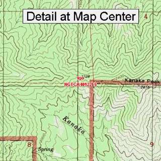  USGS Topographic Quadrangle Map   Igo, California (Folded 