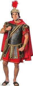 Roman Centurion Soldier Theatrical Red Costume M L XL  