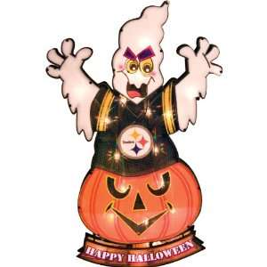   Ghost Lawn Stake   Pittsburgh Steelers One Size