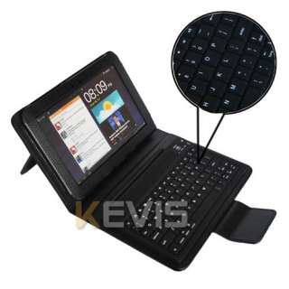 Leather Cover Case Stand Bluetooth Keyboard Samsung Galaxy P7300 P7310 