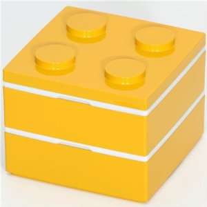  funny yellow building block Bento Box from Japan Kitchen 