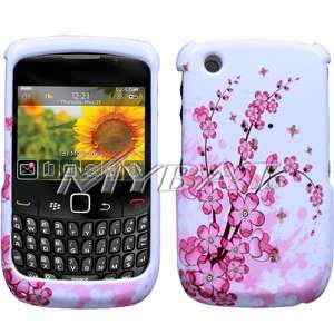   Cell Phone Protector for Blackberry Curve 8520 8530   Spring Flower