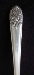 Silver Plated Melody Rogers Sons Teaspoon Butter Knife  