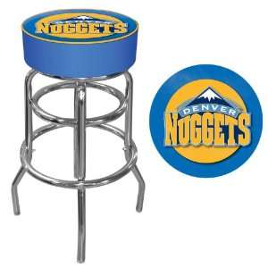 Denver Nuggets NBA Padded Swivel Bar Stool   Game Room Products Pub 