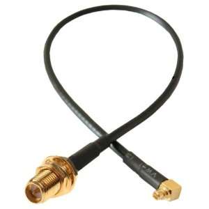  MMCX to RPSMA Female Bulkhead Cable 12 Inch Electronics