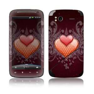  HTC Sensation 4G Decal Skin Sticker   Double Hearts 