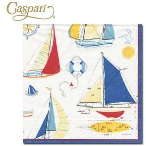  Caspari Paper Napkins 10010C Ship to Shore Cocktail 