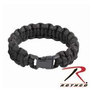  Rothco Black Paracord Bracelet