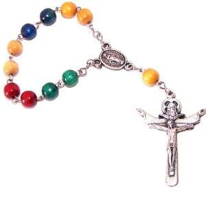  Missionary chaplet   small finger Rosary   6mm colored 