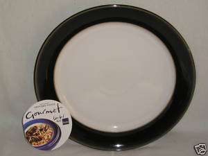 DENBY OYSTER GOURMET 12 DINNER PLATE SET OF 4 MADE IN ENGLAND NEW 