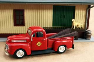 1948 ford f 1 erie railroad with rail road ties