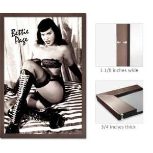  Slate Framed Classic Bettie Page Poster 24948