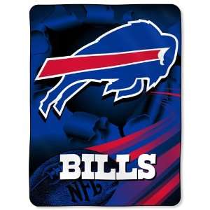  Buffalo Bills Royal Plush Raschel NFL Blanket (Big Burst 