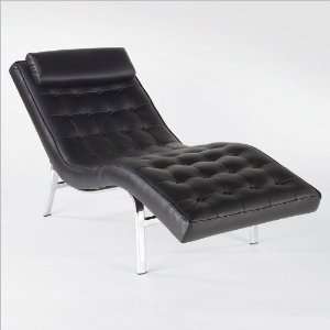  ITALMODERN Valencia 1 Lounge Chair; Black