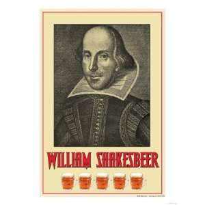  William Shakesbeer Giclee Poster Print, 18x24
