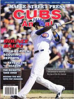 2010 Maple Street Press Chicago Cubs Annual Derrek Lee  
