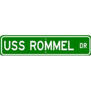  USS ROMMEL DDG 30 Street Sign   Navy Patio, Lawn & Garden