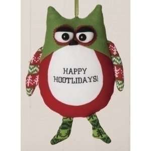   Wonderful Christmas Time Happy Hootlidays Owl Christmas Ornaments 10