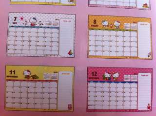2012 Sanrio Hello Kitty Japan Table Desktop Calendar B Latest  