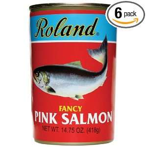Roland Pink Salmon, 14.75 Ounce Can Grocery & Gourmet Food