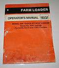 Deutz Allis 466 Loader Operators Manual for 6265 6275 7085 tractors