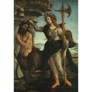  6 x 4 Greeting Card Botticelli Pallas and the centaur 