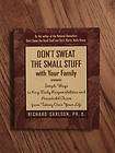  Sweat the Small Stuff at Work Paperback Book by Richard Carlson, Phd