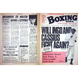    BOXING 1969 CASSIUS CLAY BRADDOCK GIZZI BODELL REA