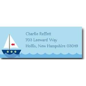  Boatman Geller Personalized Address Labels   Sailboat 