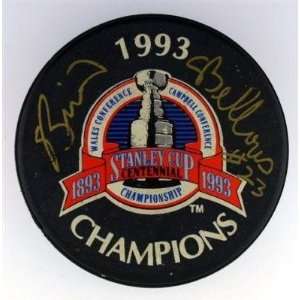 Autographed Brian Bellows Puck   ~psa Dna Coa~   Autographed NHL Pucks 